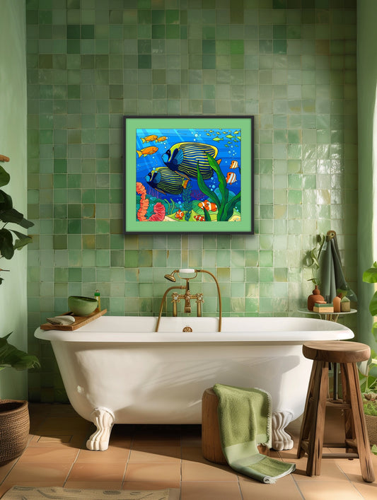 WIGGLES IN THE WATER - DIGITAL COLORING PRINT